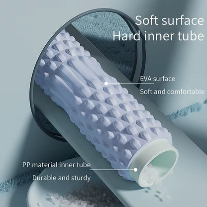 Foam Rollers for Muscle Massage - High-Density Back Foam Roller for Back Pain Relief & Muscle Recovery in Legs & Arms